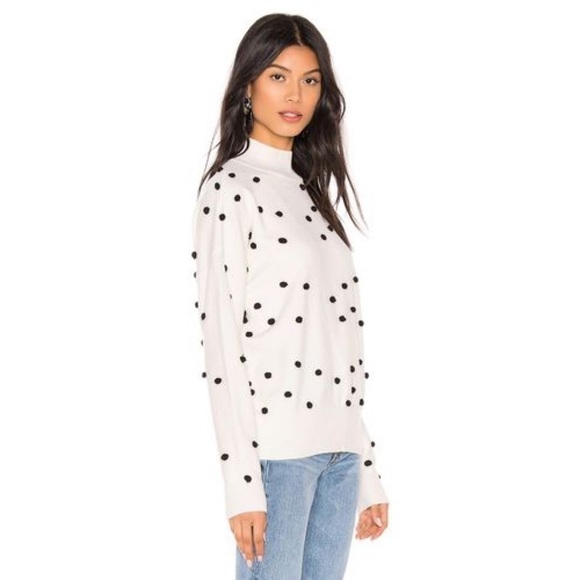 LPA Teza Sweater in Cream Polka Dot - Picture 3 of 12